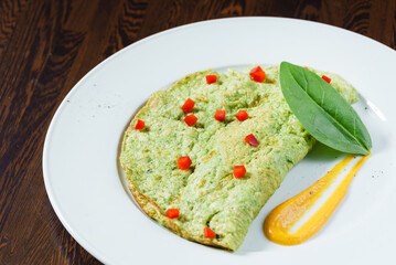 spinach omelette
