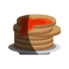 food cartoon flat illustration icon vector design graphic