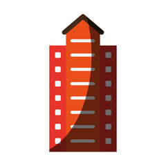 factory cartoon flat illustration icon vector design graphic shadow