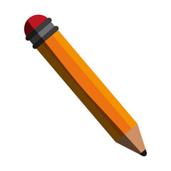 pencil cartoon illustration vector icon design graphic shadow