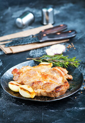 fried meat