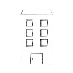 big building isolated icon vector illustration design