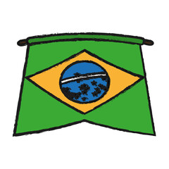 carnival brazil flat icon vector design graphic illustration draw