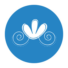 cute flower drawing decorative vector illustration design