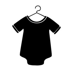 cute Baby outfit icon vector illustration design