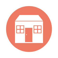 home house isolated icon vector illustration design