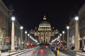 Fototapeta na wymiar Basilica di San Pietro - Roma