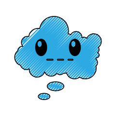 speech bubble silent comic character vector illustration design
