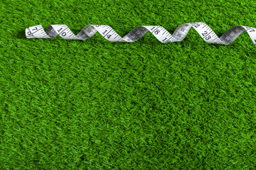 Measuring Tape on the grass