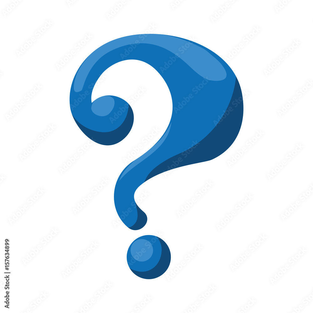 Poster question mark symbol icon vector illustration graphic design