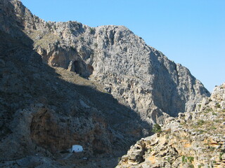 Photo from island of Crete on a summer morning, South Greece