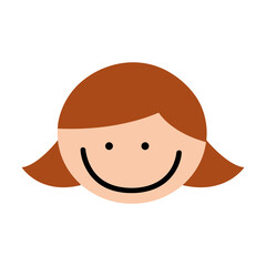 cute girl drawing character vector illustration design