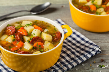 Traditional potato soup.