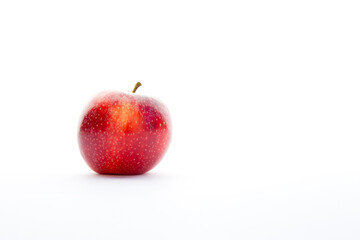 Red Apple on White background

