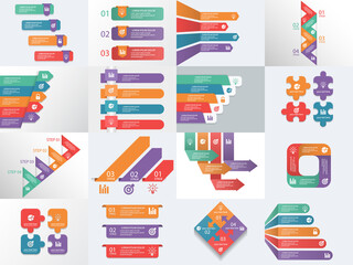 Info graphic Elements process infographics, workflow diagrams, timeline infographics, steps and options, pyramid chart, table, text box, flowchart design elements - obrazy, fototapety, plakaty
