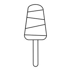 delicious Popsicle isolated icon vector illustration design