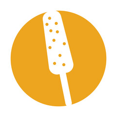 delicious Popsicle isolated icon vector illustration design