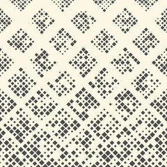 Seamless Gradient Pattern. Vector Black and White Minimalistic Background