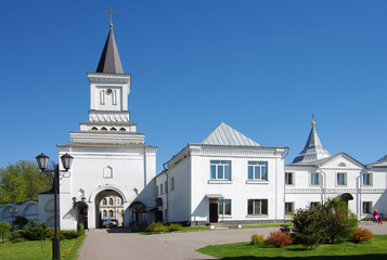 Dzerzhinsky, Russia - May, 2017: Ugresha Monastery in spring day