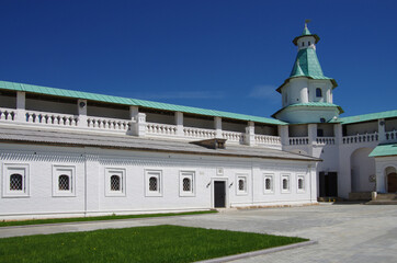 Fototapeta na wymiar ISTRA, RUSSIA - May, 2017: The New Jerusalem Monastery, also known as the Voskresensky Monastery