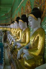 U Min Thonze caves, Sagaing, Myanmar