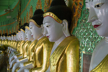 U Min Thonze caves, Sagaing, Myanmar