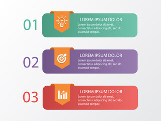 Arrow infographic template. Infographic options banner 4 steps