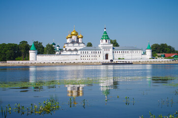 KOSTROMA, RUSSIA - July, 2016: Ipatyevsky Monastery in summer day
