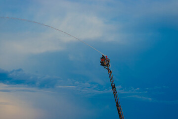 Feuerwehmann im Einsatz