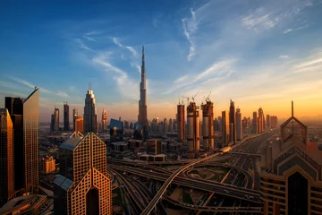 Foto op Canvas Skyline Dubai © Cara-Foto