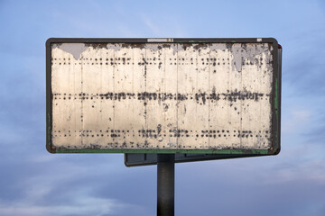 Abandoned billboard