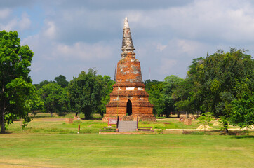 AYUTTHAYA, THAILAND - August, 2016: Ayutthaya Historical Park, Phra Nakhon Si Ayutthaya