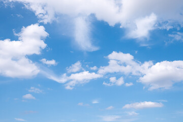 Clouds blue sky background