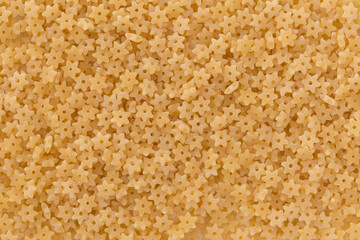 Texture of soup pasta
