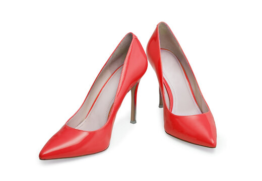 Fashion red female shoes