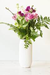 Spring bouquet in vase