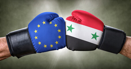 Boxkampf - Europäische Union gegen Syrien