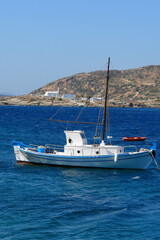 Fototapeta premium Photo of picturesque island of Sifnos on a summer morning, Cyclades, Greece