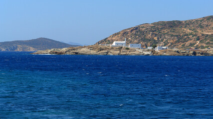 Fototapeta na wymiar Photo of picturesque island of Sifnos on a summer morning, Cyclades, Greece