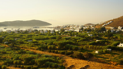 Obraz premium Photo of picturesque island of Serifos on a summer morning, Cyclades, Greece
