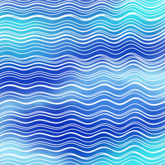 Sea waves pattern