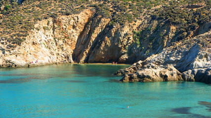 Photo of picturesque island of Serifos on a summer morning, Cyclades, Greece