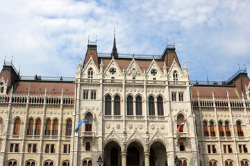 Fototapeta premium The Hungarian Parliament Building in Budapest, Hungary