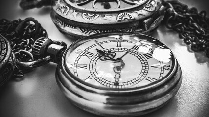 Vintage Silver Watch Necklace