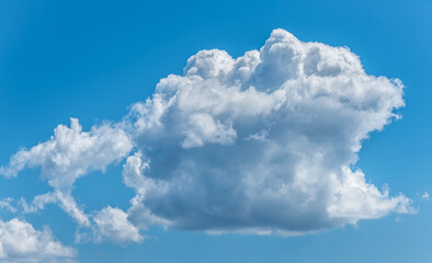 Naklejka na ściany i meble Blue sky with beautiful cloud