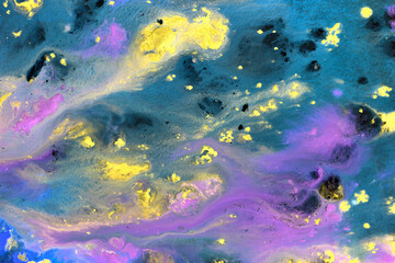 Fototapeta na wymiar Colorful watercolor gradient background in inversion