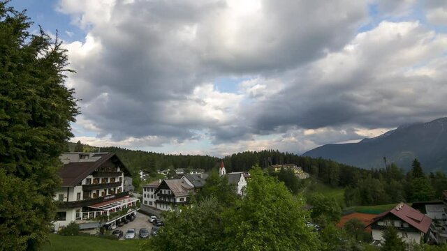 4K Timelapse A little place of happiness at Mosern Tyrol Austria