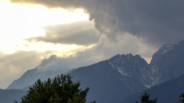 4K Timelapse Valley 03 A little place of happiness at Mosern Tyrol Austria