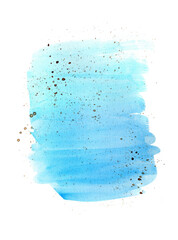abstract watercolor on white background