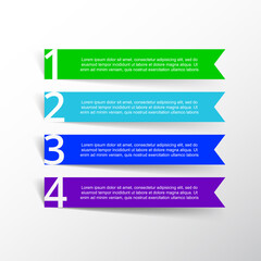 Obraz premium Vector lines arrows infographic.